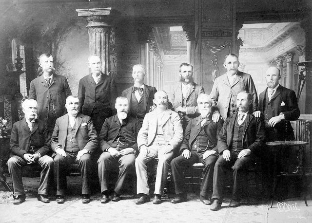 Lizzie Borden Trial Jury, 1893.