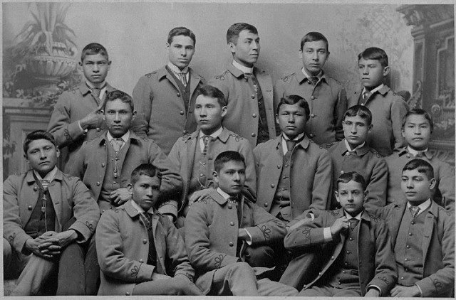 The students of the St. Joseph Industrial School. Author: BiblioArchives / LibraryArchives CC BY 2.0