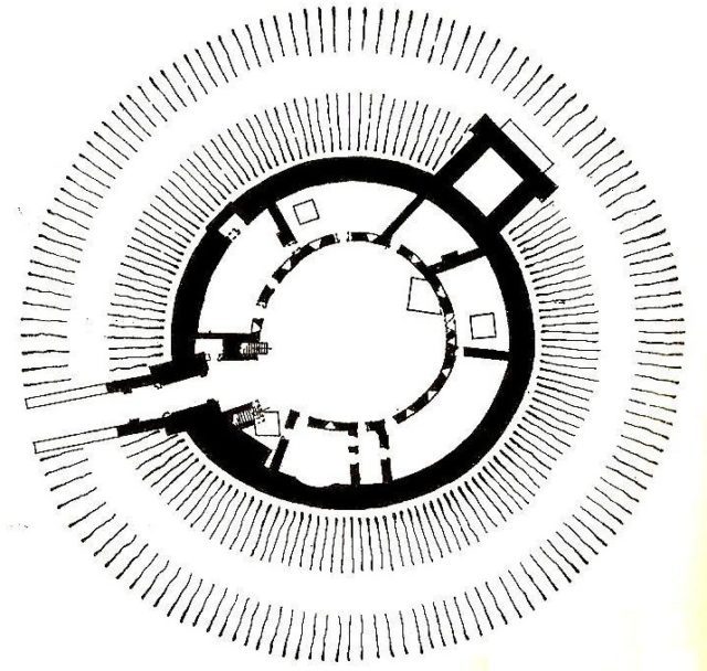 Plan of the castle.