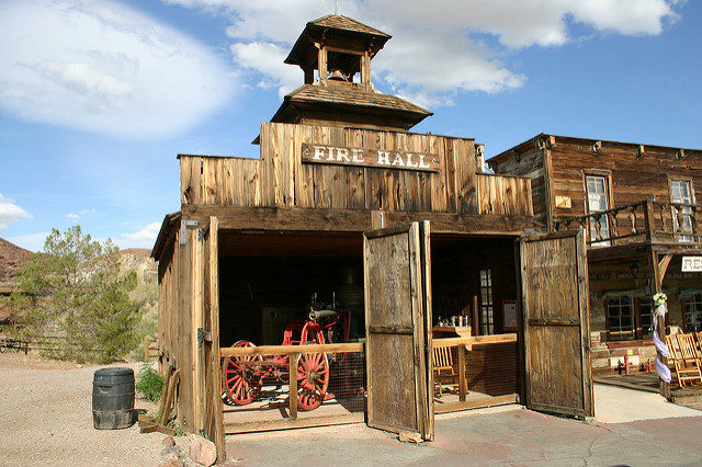 Fire Hall – Calico, California. Author:  m+A+s CC BY-ND 2.0