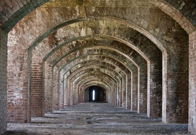 Columns of Fort Jefferson. Author: Dry Tortugas NPS CC BY 2.0