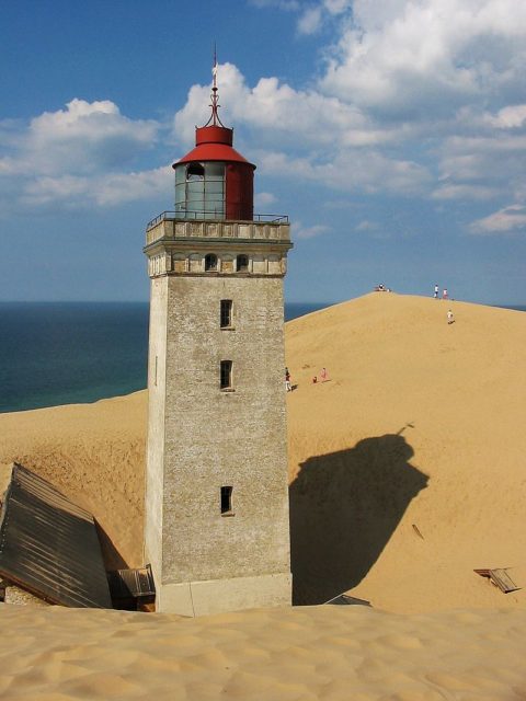 Lighthouse Rubjerg Knude, Denmark, 2004.Tomasz Sienicki, CC-BY 3.0