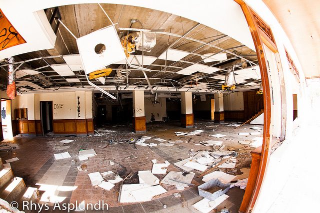 Demolished hallways. Author:  Rhys A. CC BY 2.0
