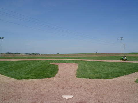 View from behind home plate.Author: Jesster79 CC BY-SA 3.0