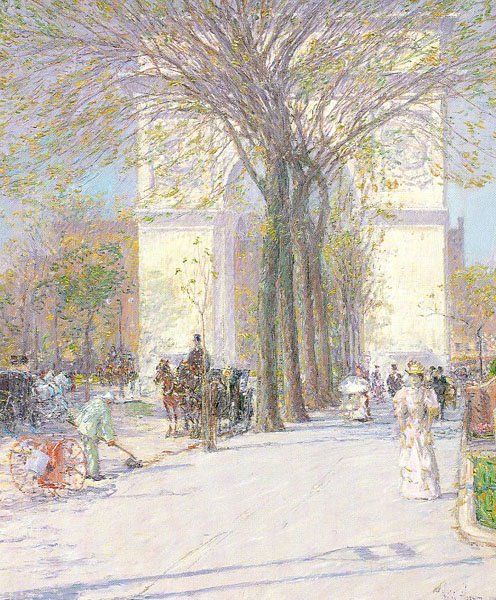 Washington Arch, c. 1893, by Childe Hassam.