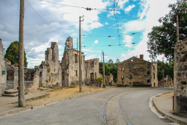 Part of the village of Oradour-sur-Glane thats never restored after the second world war