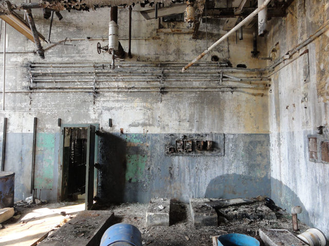 Interior of the Dixie Brewery, New Orleans. Ruined in the Hurricane Katrina levee failure disaster almost 5 years earlier. Bart Everson, CC BY 2.0