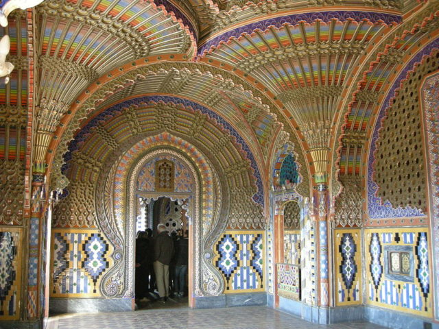 Sammezzano palazzo interior: the Peacock Room. Author: Sailko CC BY-SA 3.0