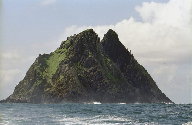 The Skellig Michael island.Author: Jerzy Strzelecki CC BY-SA 3.0