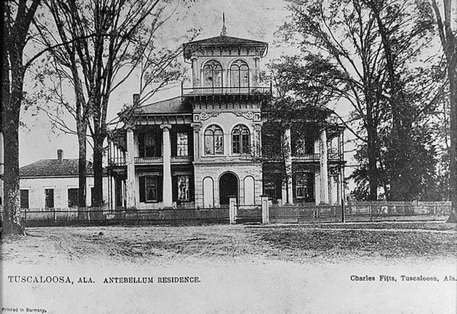 The front entrance of the house.