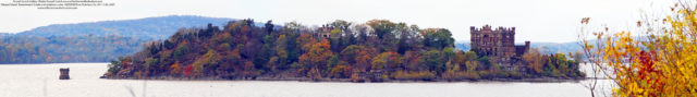 Pollepel Island, Bannerman’s Castle, Hudson River close up panorama. Author: rvc845 CC BY-ND 2.0