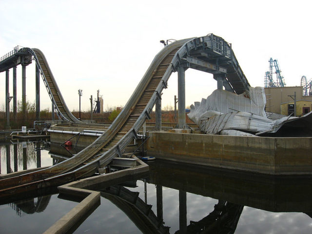 Flooded Roller Coaster. Author: John Von Curd CC BY 2.0