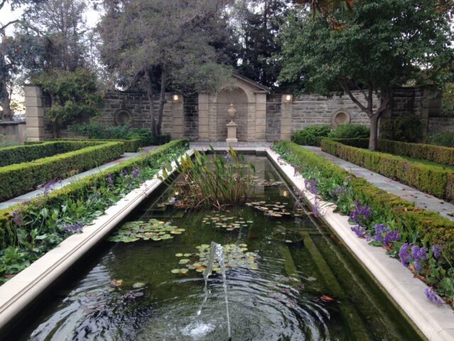 A water fountain.