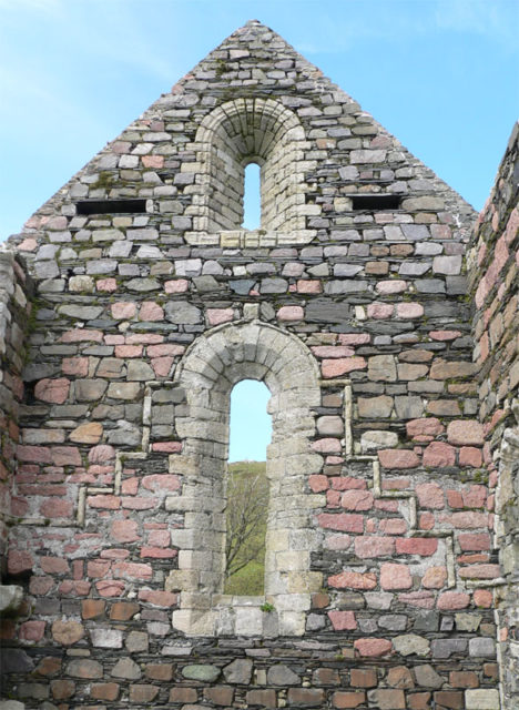 Iona Nunnery – church detail. Author: Otter CC BY-SA 3.0