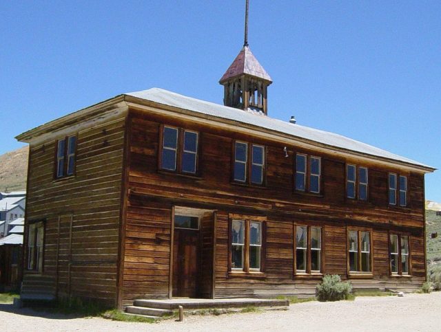 School House in Bodie, California – By Daniel Mayer – CC BY-SA 3.0