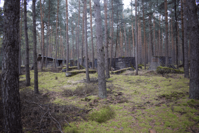 Foundation for metal tanks with chemicals.