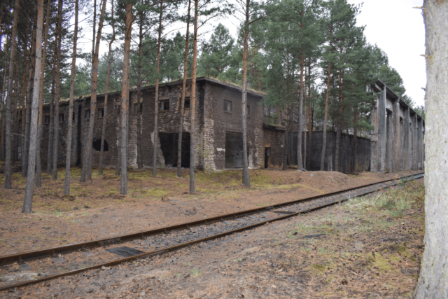 Railways and a loading ramp between heat stations.