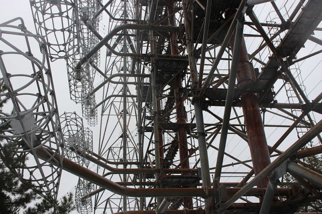 A Steel structure of the Duga radar.Author: Alexander Blecher CC BY-SA 4.0