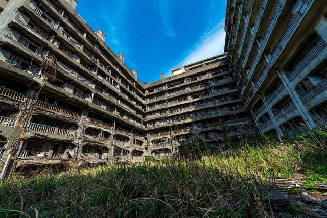 The Block 65 on Gunkanjima. Author: Jordy Meow CC0 