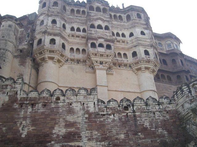 Fort Mehrangarh, Jodhpur, Rajasthan, India. Photo Credit: Kiral, CC BY-SA 3.0