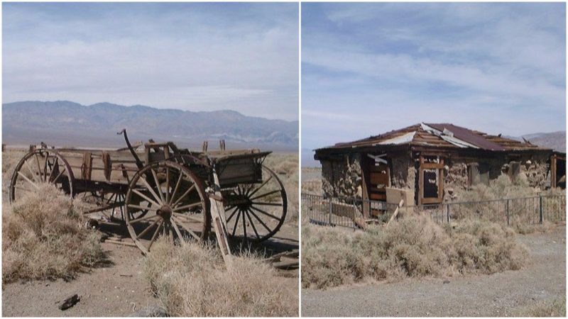 A lonely cart. Photo Credit, Peter Van den Bossche, CC BY-SA 2.0. Right: Old abandoned house. Photo Credit: Peter Van den Bossche, CC BY-SA 2.0