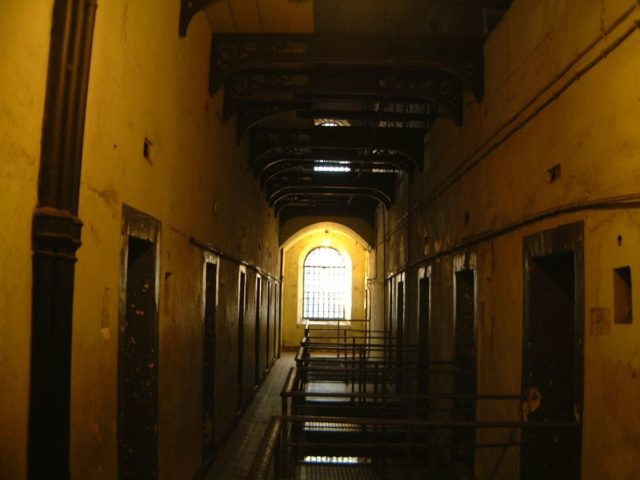 A view of the landing where the 1916 leaders were held before their execution.
