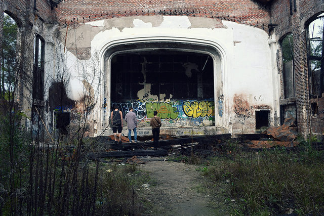 Among the ruins. Photo Credit: Erin Murphy, CC BY-SA 2.0