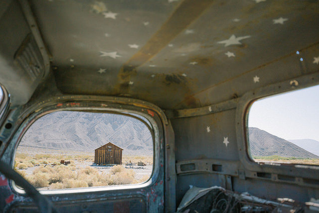 Inside an old Chevy truck. Photo Credit: el-toro, CC BY 2.0