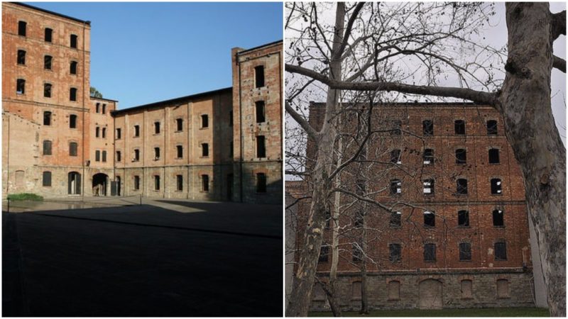 The Crematorium, Left: Sam Leach, CC BY 2.0, Right: Zapping, CC BY-SA 3.0