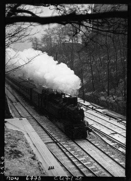 One of the last Petite Ceinture de Paris passenger trains