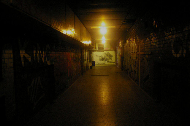 The hallways at Teufelsberg. Photo Credit: Rae Allen, CC BY 2.0