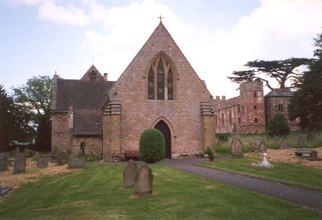 The parish church near the house. Author: Humphrey Bolton CC BY-SA 2.0