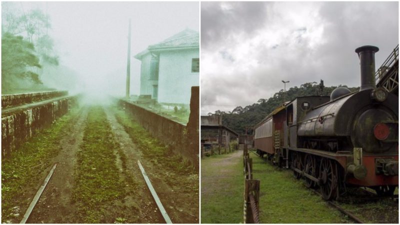 Left: The lonely tracks, Diego Torres Silvestre, CC BY 2.0 Right: The heroes of Paranapiacaba, Mike Peel, CC-BY-SA-4.0
