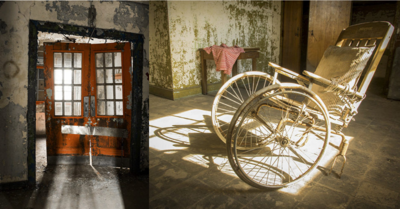 The creepy interior of the abandoned hospital. Photo Credits: Thomas, CC BY-SA 2.0. 