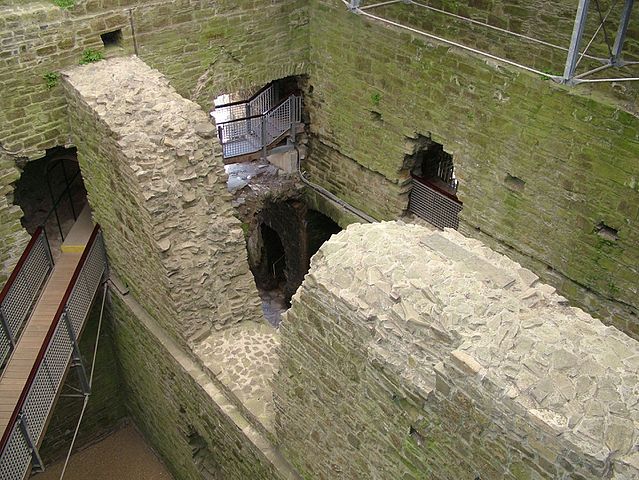 The interior of Trim Castle.Author: Clemensfranz CC BY 2.5