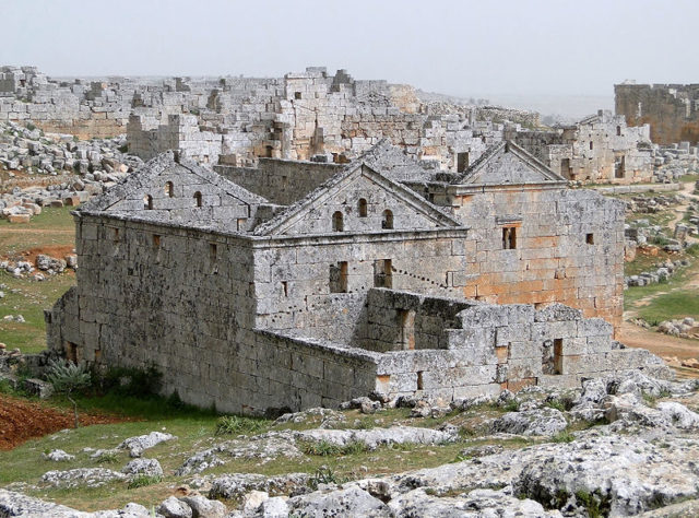 View of Serjilla, one of the cities. Bernard Gagnon CC BY-SA 3.0