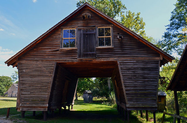 Batsto with the outhouse in the background. Photo Credit