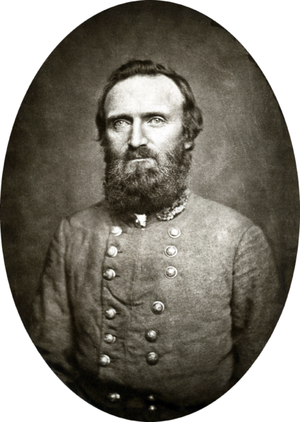 Confederate general Thomas J. Stonewall Jackson.