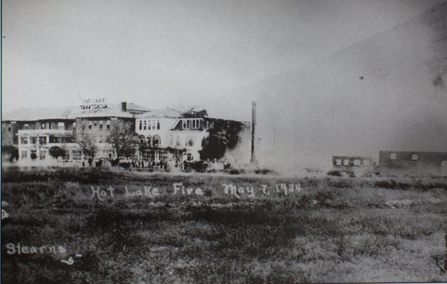 Hot Lake Fire 1934.