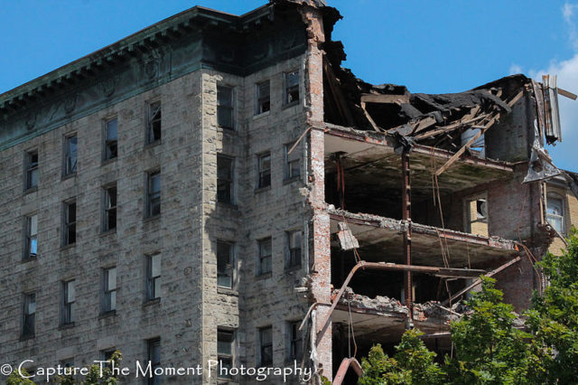 Partly demolished – different angle. Photo Credit