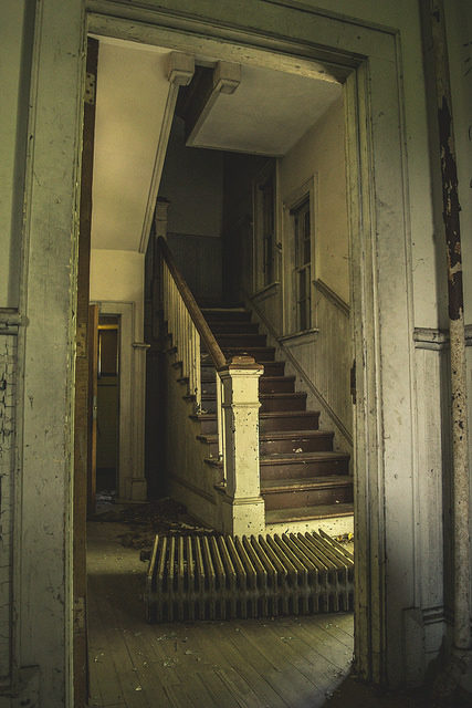 The lonely staircase.  SBSTNC, CC BY 2.0