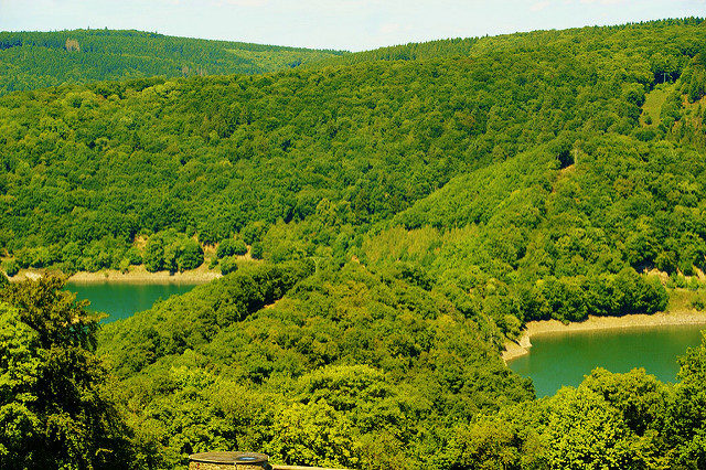 The panorama from Ordensburg Vogelsang. Author: Alehins CC BY 2.0