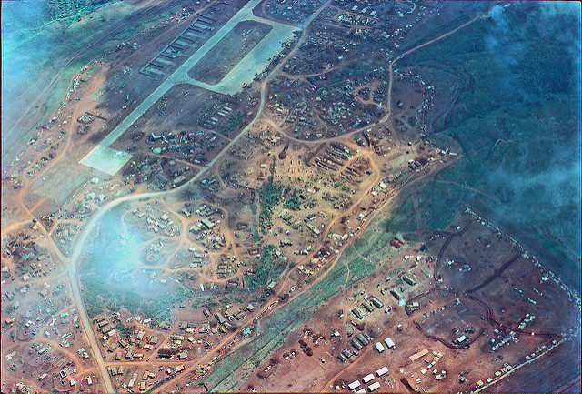 Khe Sanh Combat Base looking Northeast, 1968 – Author: manhhai – CC by 2.0