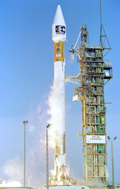 An Atlas III launches from SLC-36B.