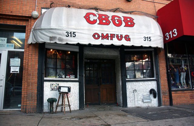 Exterior of CBGB