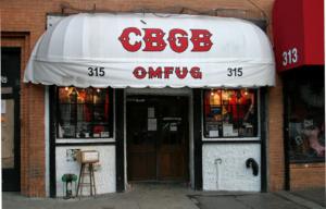 Exterior of CBGB