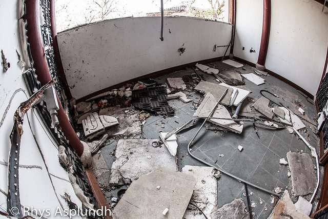 Completely destroyed and demolished. Author: Rhys A. CC BY 2.0
