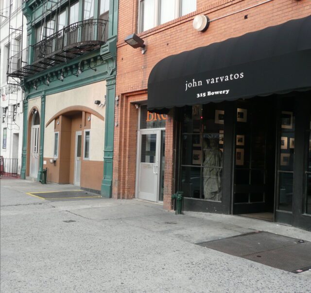 Exterior of John Varvatos Fashions