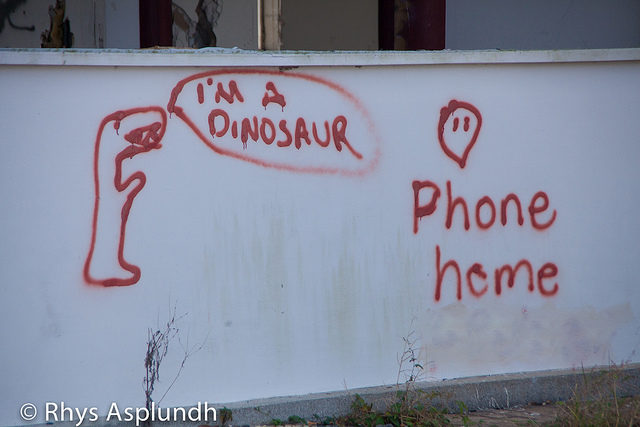 The park is covered in graffiti. Author: Rhys A. CC BY 2.0