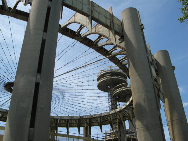 Exterior of the Tent of Tomorrow at the New York State Pavilion